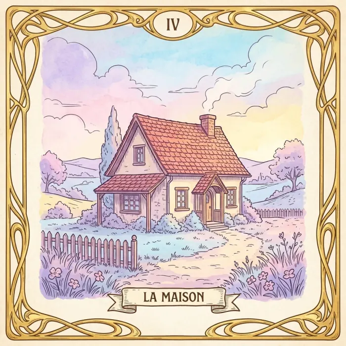 Carte du Petit Lenormand : La Maison