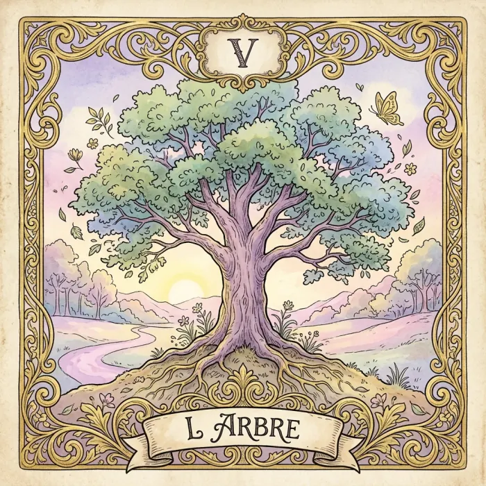 Carte du Petit Lenormand : L'Arbre