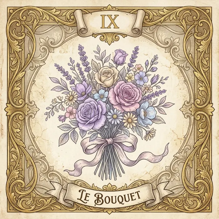 Carte du Petit Lenormand : Le Bouquet