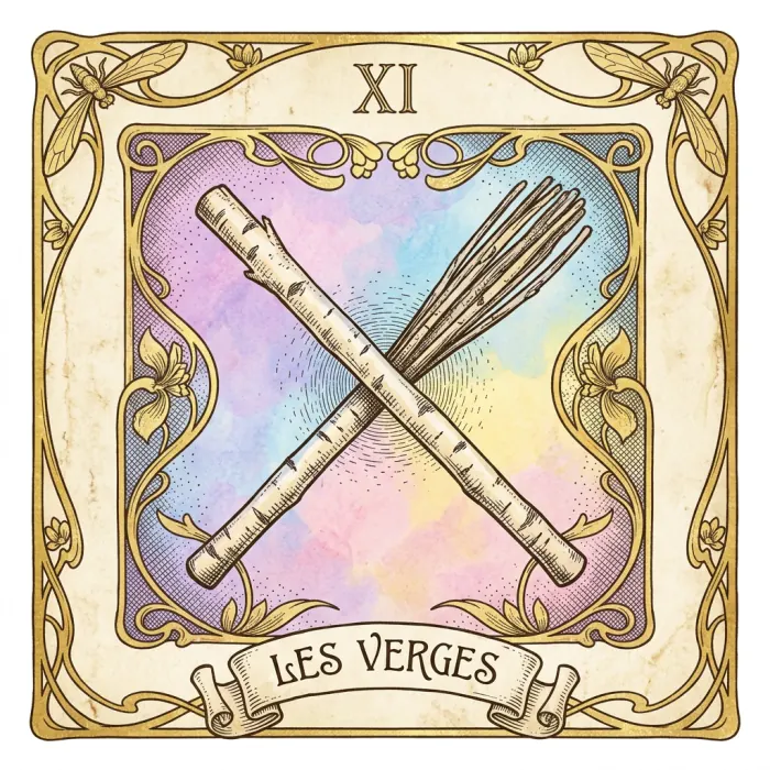 Carte du Petit Lenormand : Le Fouet