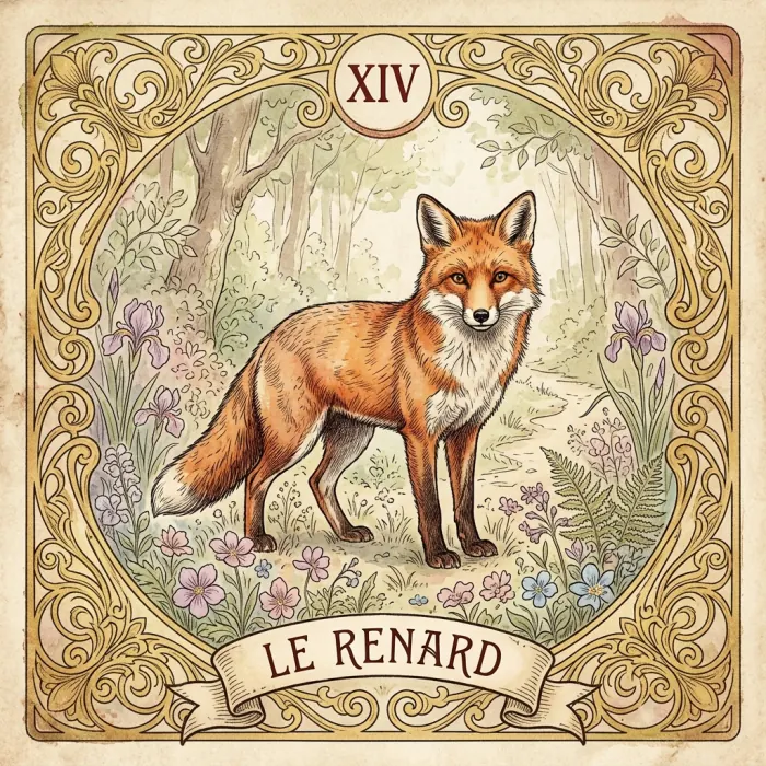 Carte du Petit Lenormand : Le Renard