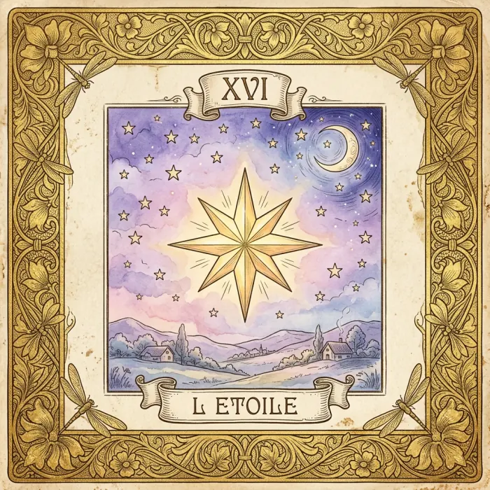 Carte du Petit Lenormand : L'Étoile