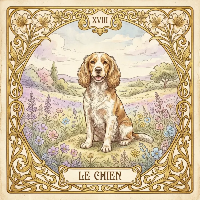 Carte du Petit Lenormand : Le Chien