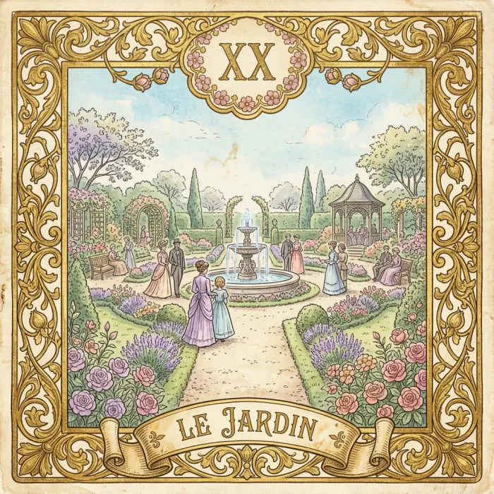 Carte du Petit Lenormand : Le Jardin