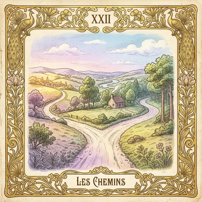 Carte du Petit Lenormand : Les Chemins