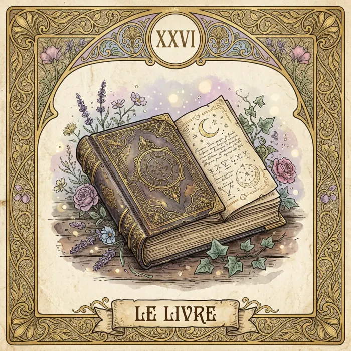 Carte du Petit Lenormand : Le Livre