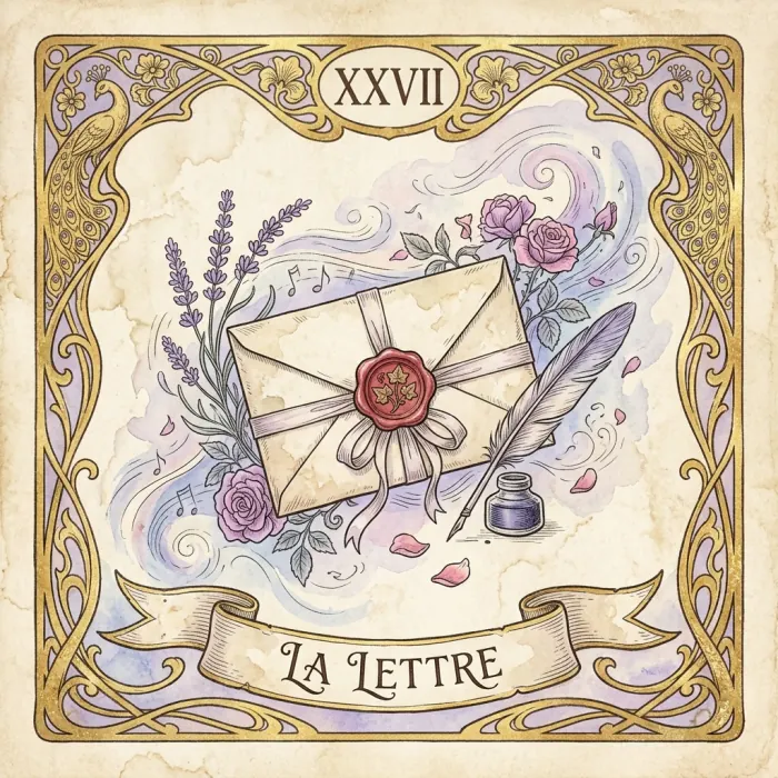 Carte du Petit Lenormand : La Lettre