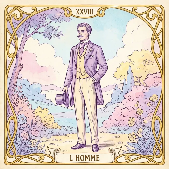 Carte du Petit Lenormand : L'Homme