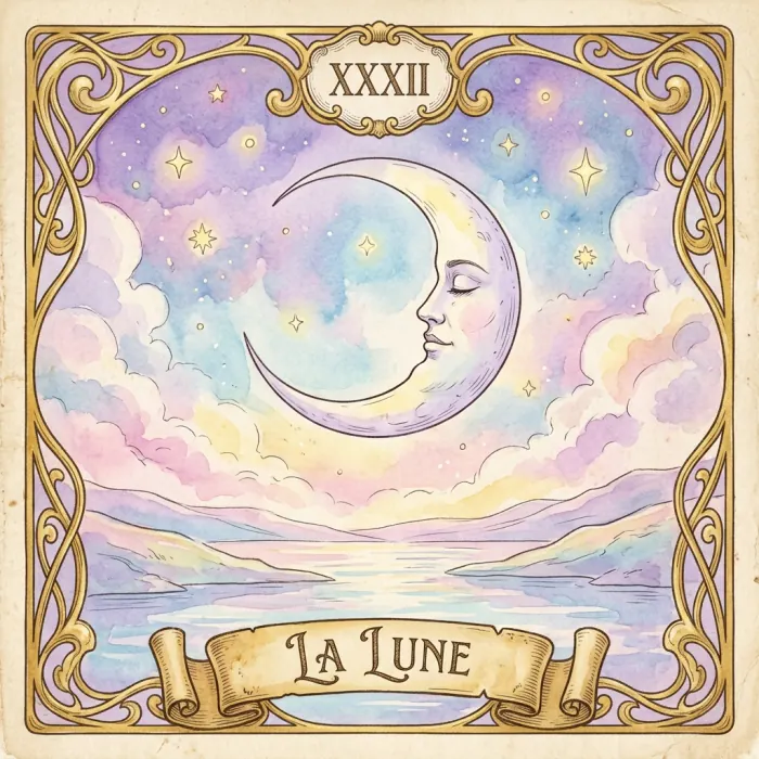 Carte du Petit Lenormand : La Lune