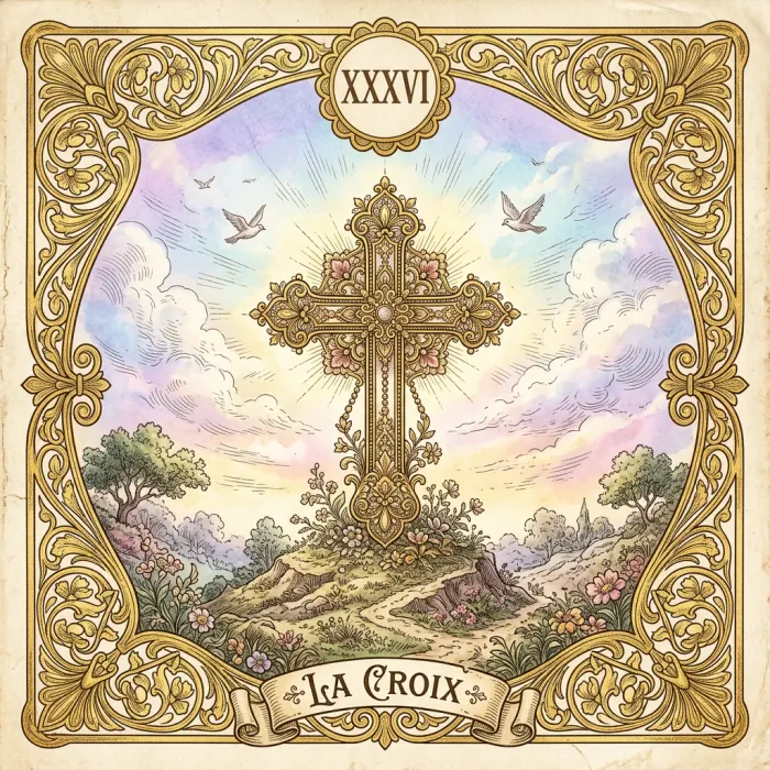 Carte du Petit Lenormand : La Croix